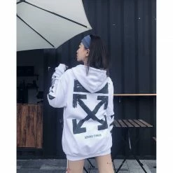 HypeYourBeast Off White Hoodie Seeing Things White Hoodies & Jackets