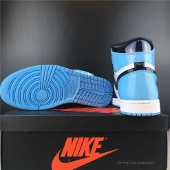 Hypeyourbeast Air Jordan 1 Retro High UNC Patent