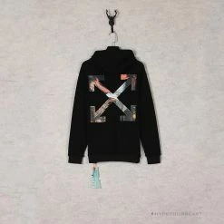 HypeYourBeast Off White Hoodie Skull Black