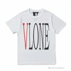 HypeYourBeast Vlone White And Red Tee Shirt T-Shirts