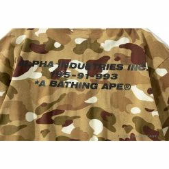 Hypeyourbeast Clothes BAPE Military Style Desert Camouflage Tee Shirt 'YELLOW'