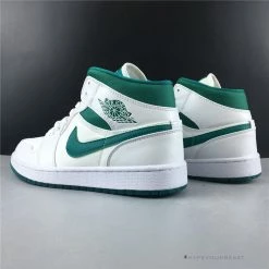 Hypeyourbeast Air Jordan 1 Mid White Mystic Green