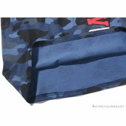 Hypeyourbeast BAPE Camouflage Shark Head Classic Cotton Short Sleeve Tee Shirt 'BLUE' Clothes
