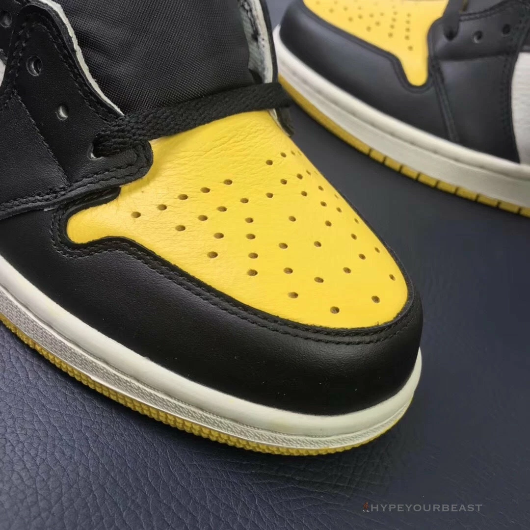 HypeYourBeast Air Jordan 1 High Yellow Toe Black White 3 HypeYourBeast Air Jordan 1 High Yellow Toe Black White