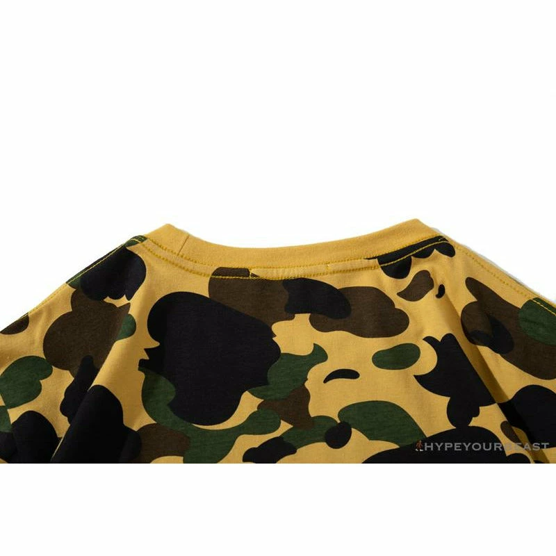 Hypeyourbeast Clothes BAPE KIDS Elbow Hug Gorilla Camouflage Tee Shirt 'YELLOW' 7 Hypeyourbeast Clothes BAPE KIDS Elbow Hug Gorilla Camouflage Tee Shirt 'YELLOW'