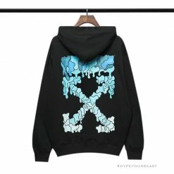 HypeYourBeast Hoodies & Jackets Off White Hoodie Black BLUE