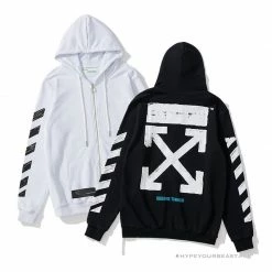 HypeYourBeast Off White Hoodie Seeing Things White Hoodies & Jackets