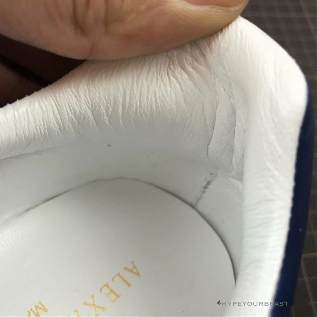 HypeYourBeast Alexander McQueen White / Navy 11 HypeYourBeast Alexander McQueen White / Navy