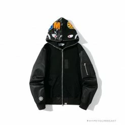 Hypeyourbeast BAPE Digital Pixel Camouflage Hoodie 'BLACK' Clothes