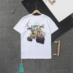 Hypeyourbeast T-Shirts OFF-WHITE The Simpson Tee Shirt 'WHITE'