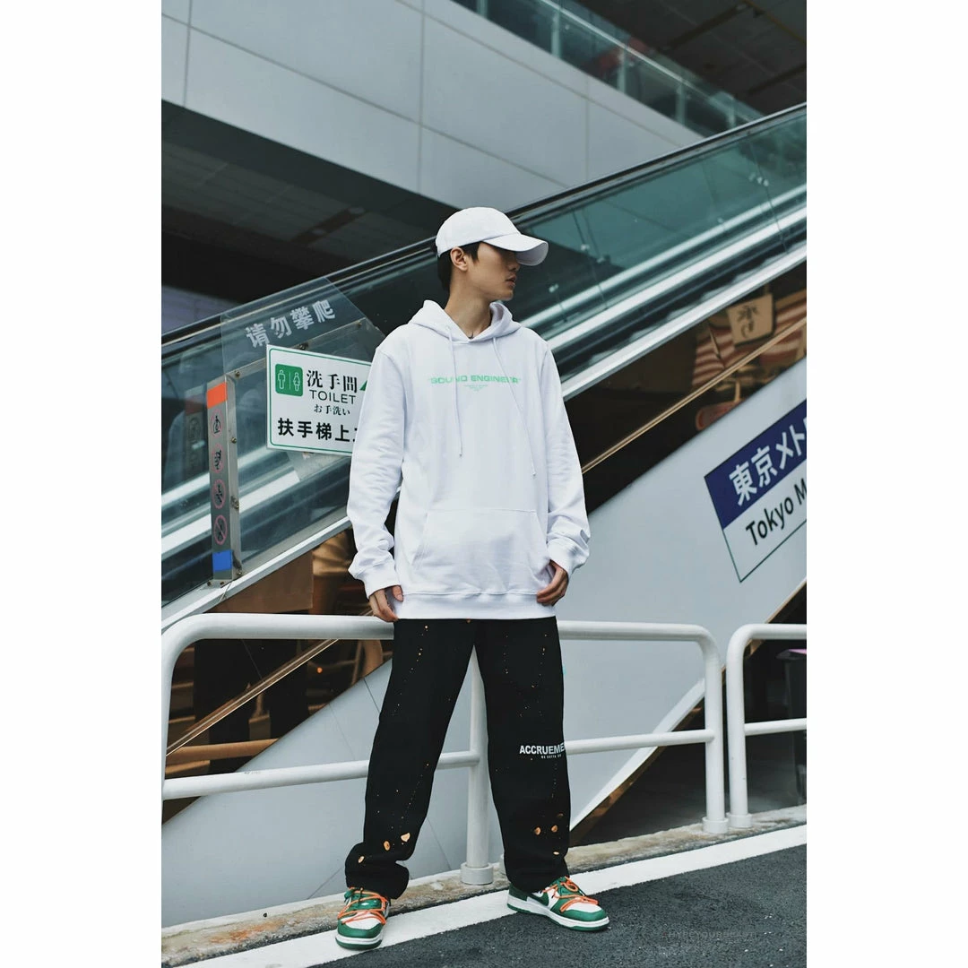 HypeYourBeast Hoodies & Jackets Off White Hoodie Machine White 12 HypeYourBeast Hoodies & Jackets Off White Hoodie Machine White