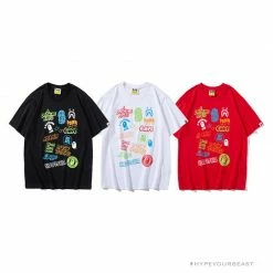 Hypeyourbeast Clothes BAPE Street Graffiti Tee Shirt 'RED' 11 Hypeyourbeast Clothes BAPE Street Graffiti Tee Shirt 'RED'