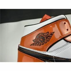 Hypeyourbeast Air Jordan 1 Mid Turf Orange Patent