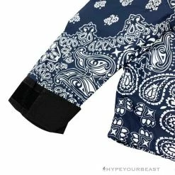 HypeYourBeast Supreme X TNF Bandana Jacket Blue Hoodies & Jackets