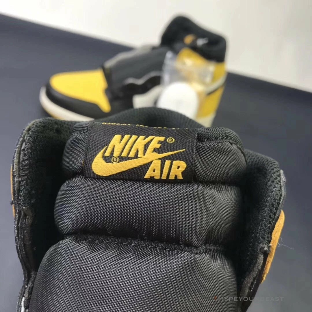 HypeYourBeast Air Jordan 1 High Yellow Toe Black White 8 HypeYourBeast Air Jordan 1 High Yellow Toe Black White