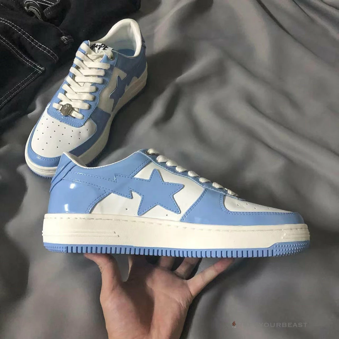 HypeYourBeast BAPE STA Low Top Sneakers Blue 5 HypeYourBeast BAPE STA Low Top Sneakers Blue