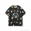 Hypeyourbeast BAPE Shark Head Planet Tee Shirt Clothes
