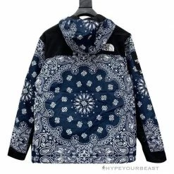 HypeYourBeast Supreme X TNF Bandana Jacket Blue Hoodies & Jackets