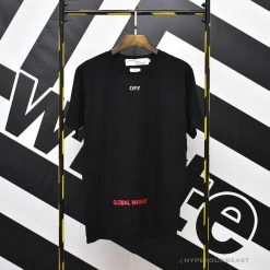 Hypeyourbeast OFF-WHITE Sakura Tee Shirt 'BLACK' T-Shirts