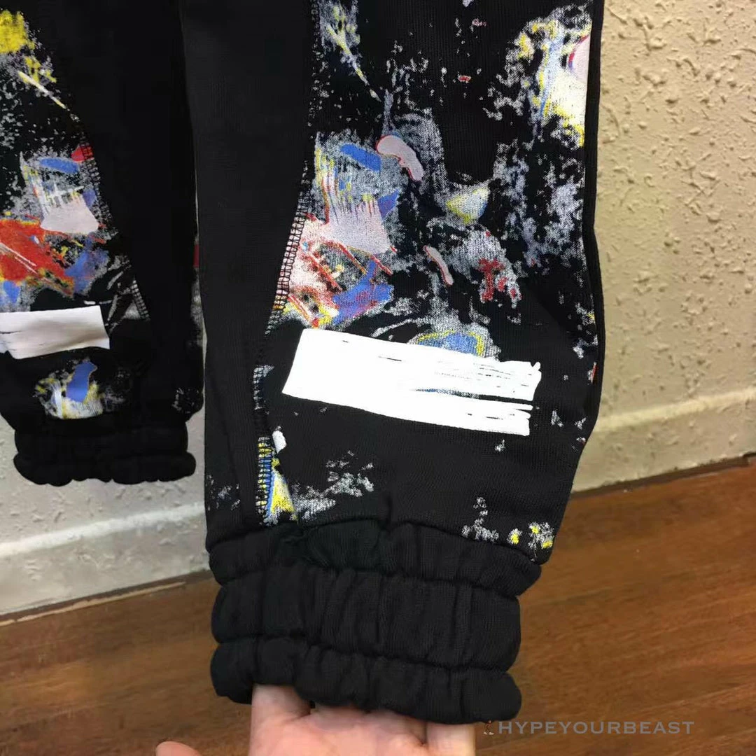 Hypeyourbeast OFF-WHITE Pants Black Paint 15 Hypeyourbeast OFF-WHITE Pants Black Paint