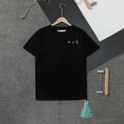 Hypeyourbeast T-Shirts OFF-WHITE Skull And Writing Tee Shirt 'BLACK'