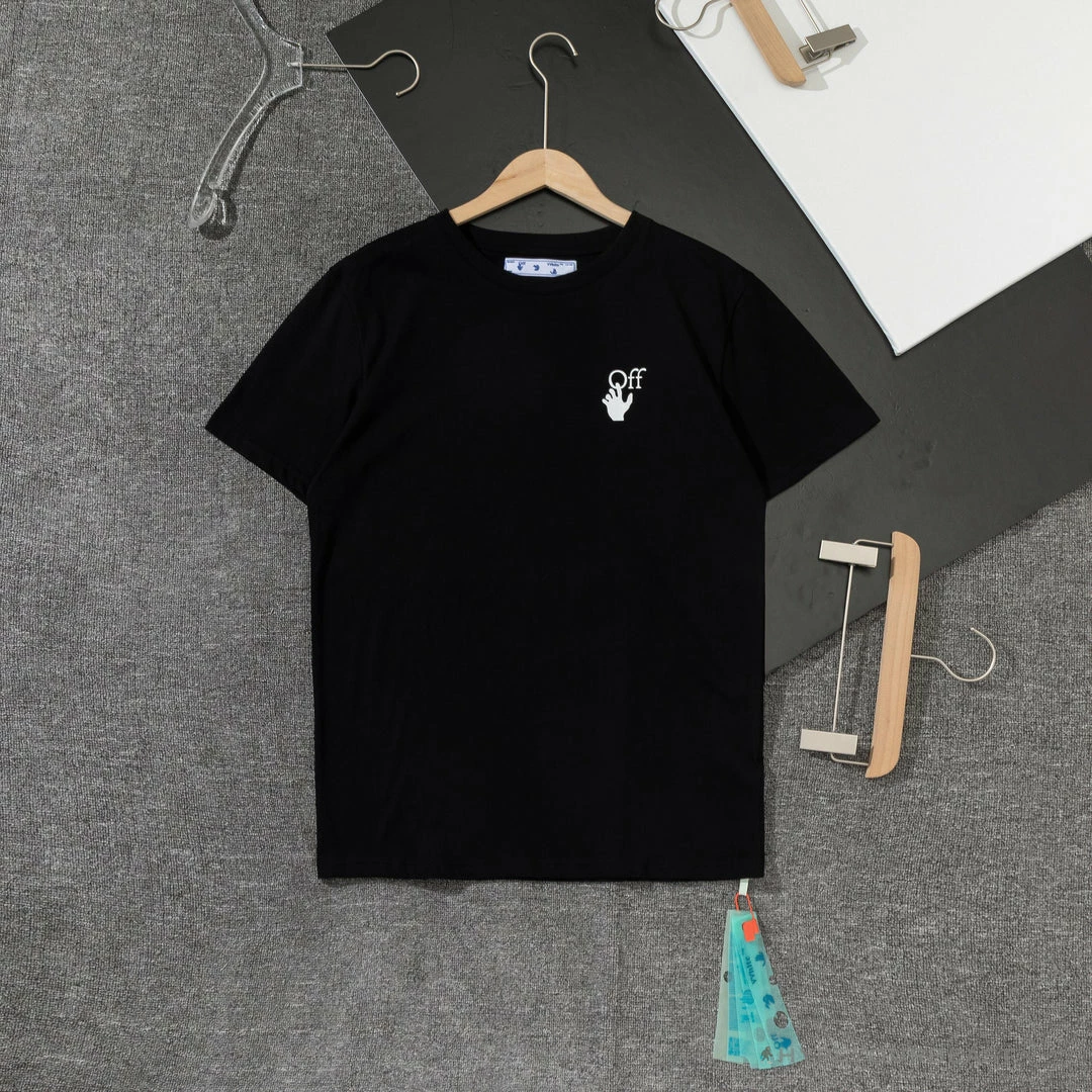 Hypeyourbeast OFF-WHITE Gradient Classic Cross Arrow Tee Shirt 'BLACK' 2 Hypeyourbeast OFF-WHITE Gradient Classic Cross Arrow Tee Shirt 'BLACK'