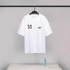 Hypeyourbeast T-Shirts OFF-WHITE Arrow Flying Cow Tee Shirt 'WHITE'