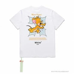 Hypeyourbeast T-Shirts OFF-WHITE Handsome Jerry Arrow Tee Shirt 'WHITE'