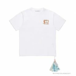 Hypeyourbeast OFF-WHITE Year Of The Ox Doraemon Arrow Tee Shirt 'WHITE'