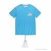 Hypeyourbeast OFF-WHITE Explosive Strip Basic Arrow Tee Shirt 'BLUE' T-Shirts