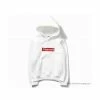 Hypeyourbeast Supreme Box Logo Hoodie White Red