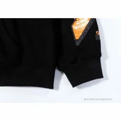 Hypeyourbeast OFF-WHITE Pink Orange Arrow Hoodie 'BLACK' Hoodies & Jackets