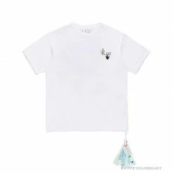 Hypeyourbeast T-Shirts OFF-WHITE Takashi Murakami Sunflower Tee Shirt 'WHITE'