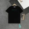 Hypeyourbeast T-Shirts OFF-WHITE Light Blue Marker Draw Pattern Tee Shirt 'BLACK'