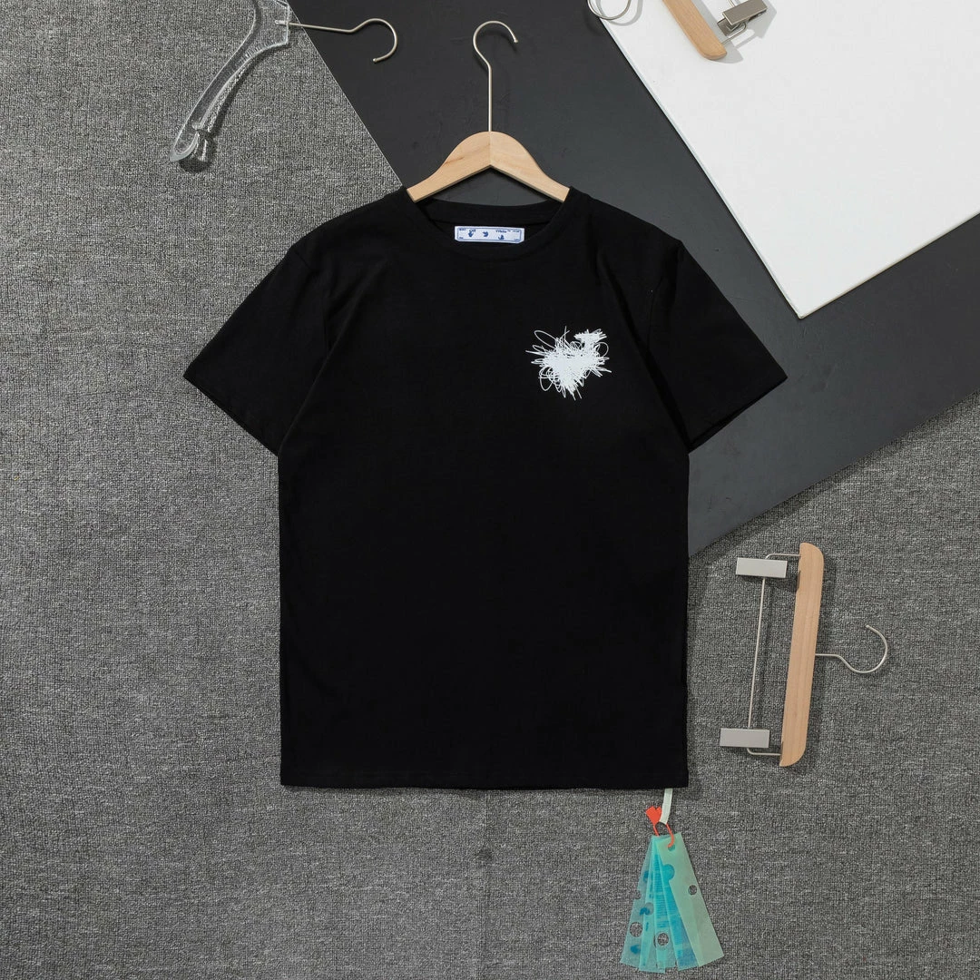 Hypeyourbeast OFF-WHITE Ballpoint Pen Depicting Pattern Tee Shirt 'BLACK' 2 Hypeyourbeast OFF-WHITE Ballpoint Pen Depicting Pattern Tee Shirt 'BLACK'