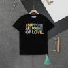 Hypeyourbeast OFF-WHITE Support Love 'BLACK' Tee Shirt