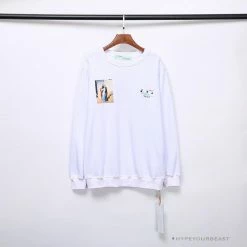 Hypeyourbeast OFF-WHITE The Kiss Long Sleeve Shirt 'WHITE' Shirts