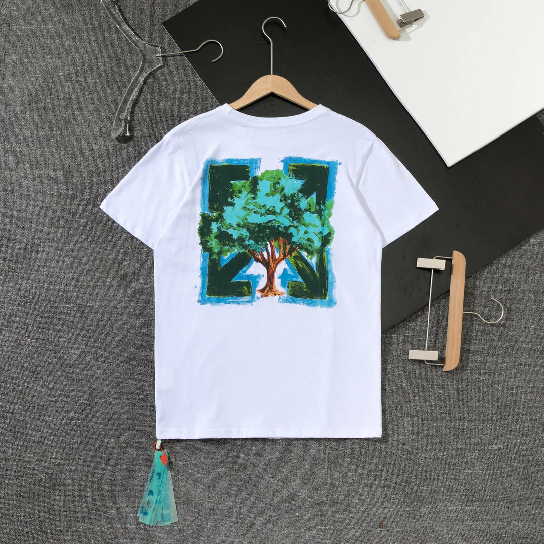Hypeyourbeast OFF-WHITE Big Tree HD Pattern Tee Shirt 'WHITE' T-Shirts 2 Hypeyourbeast OFF-WHITE Big Tree HD Pattern Tee Shirt 'WHITE' T-Shirts