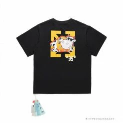 Hypeyourbeast OFF-WHITE Hawaiian Cow Arrow Tee Shirt 'BLACK' 9 Hypeyourbeast OFF-WHITE Hawaiian Cow Arrow Tee Shirt 'BLACK'
