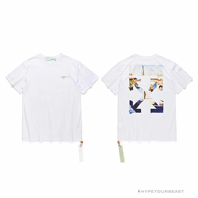 Hypeyourbeast OFF-WHITE Monet Tee Shirt 'WHITE' T-Shirts 3 Hypeyourbeast OFF-WHITE Monet Tee Shirt 'WHITE' T-Shirts