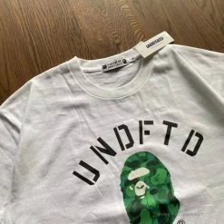 Hypeyourbeast UNDFTD X Bape Tee Shirt White Clothes