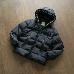 HypeYourBeast Moncler Puffer Jacket Black Hooded