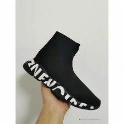 HypeYourBeast BCG Sock Sneakers Black Black White Balanciaga Sock Sneakers