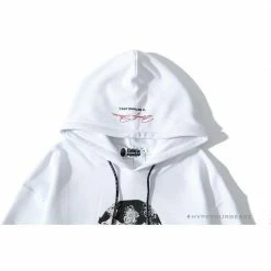 Hypeyourbeast Clothes BAPE Marilyn Monroe Hoodie 'WHITE'