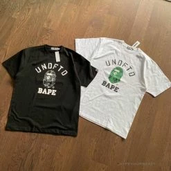 Hypeyourbeast UNDFTD X Bape Tee Shirt White Clothes