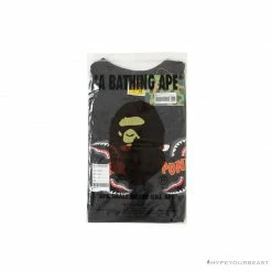 Hypeyourbeast BAPE Shark Head PONR Tee Shirt 'BLACK' Clothes