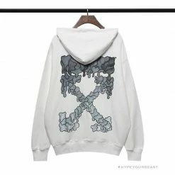 HypeYourBeast Hoodies & Jackets Off White Hoodie White GREY