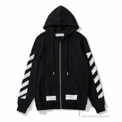 HypeYourBeast Off White Hoodie Black & White