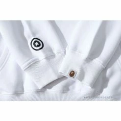 Hypeyourbeast BAPE Marilyn Monroe Camouflage Suspender Hoodie 'WHITE'