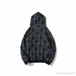 Hypeyourbeast BAPE X COACH Co-Branded Dark-Blue Hoodie Clothes